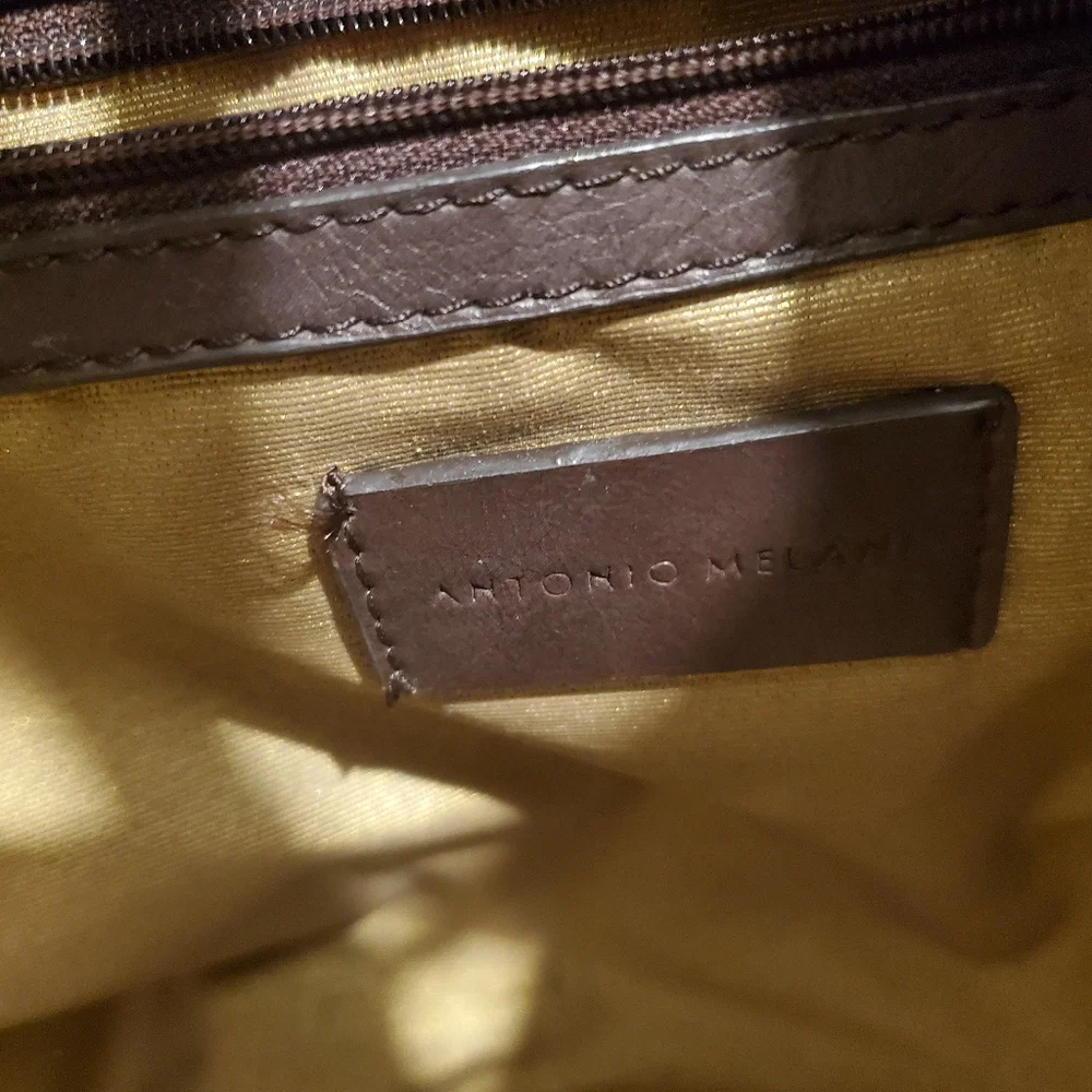 Antonio Melani Black Leather Bag